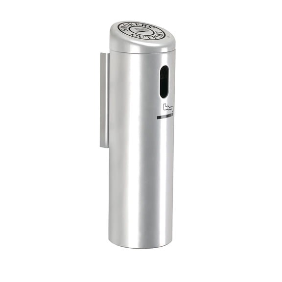 Commercial Zone Products Wall-Mounted Smokers' Outpost Silver (711207)