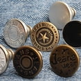 thumbnail image 4 of Sorrowso 8 Pcs/Set No Sew Instant Button Round Metal Buttons Replacement Sewing Fasteners for Jeans Pants Trouser Cowboy Clothing, 4 of 15