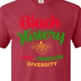thumbnail image 3 of Inktastic Black History Life Freedom and Diversity T-Shirt, 3 of 4
