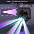 thumbnail image 6 of DJ Lights with Strip, Moving Head Beam Lights 6LED RGBW with DMX & Sound Activated for DJ KTV Bar Backdrop, 6 of 8