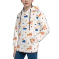 thumbnail image 2 of Daiia Corgi Dog And Heart for Boys Fashion Hoodies & Sweatshirts with Kangaroo Pocket,Hooded Sweatshirt for Kid, Breathable& Moisture Wicking-Medium, 2 of 6