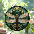 thumbnail image 2 of Customized Mystic Celtic Dragonfly Suncatchers for Windows, Stained Glass Window Hangings,Hand-Painted Glass Panel Perfect for Home Decor, Stained Glass Ornament 2025, Holiday, 2 of 6