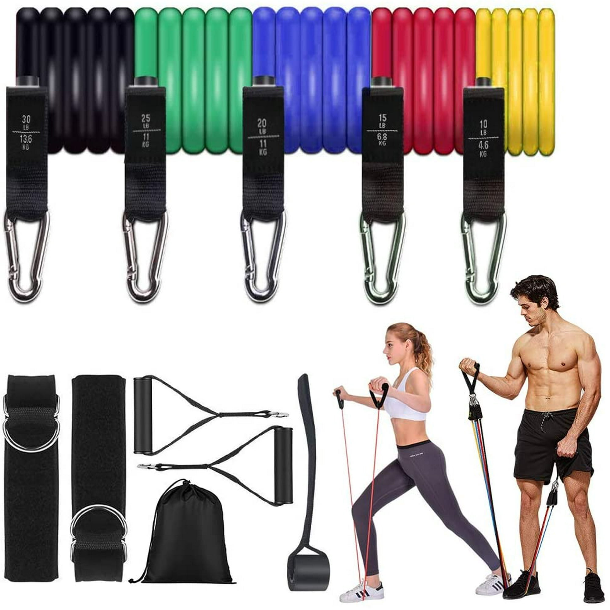 Resistance band set 11 pcs sale