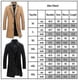 thumbnail image 4 of Abrigo clásico de lana para hombre, talla grande, cálido, de invierno, con una sola botonadura, largo, informal, ajustado, s202412241053, 4 of 4