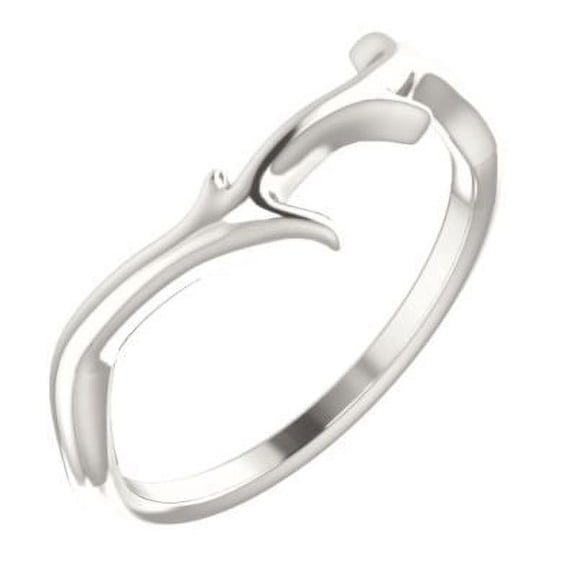 Sterling Silver Polished Branch Ring -- Size 6.5 - 2.0 Grams