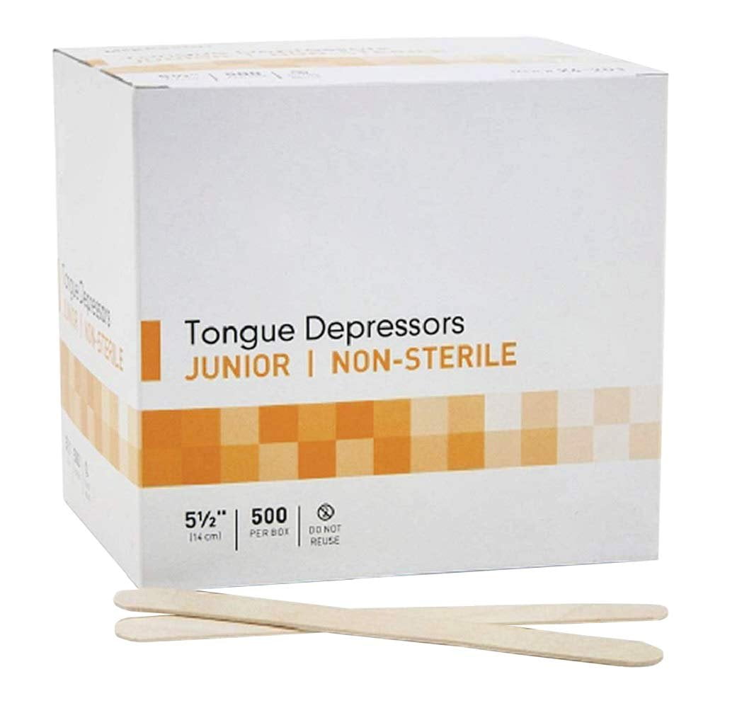 Tongue Depressors 5.5 inch. Case of 5000 Disposable Depressors for