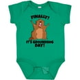 thumbnail image 3 of Inktastic Finally It's Groundhog Day Boys or Girls Baby Bodysuit, 3 of 5