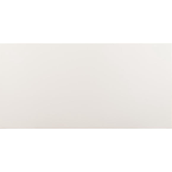 Tenedos 12x24 Matte White Porcelain Tile – 14 Sqft Box (7 Pieces), Ideal for Bathroom Walls, Showers, Kitchen Backsplash, Fireplace Surrounds, and Living Room Floors