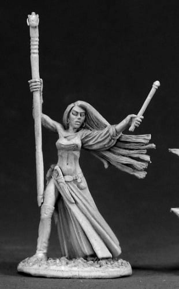 Figurine Reaper Miniatures - Clerc De Calistria Pathfinder - 28 Mm - Non Peinte - Pour Jeux De Rôle - 4