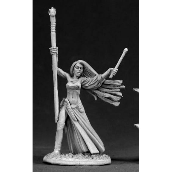 Reaper Miniatures Tristan the Loremistress #03028 Dark Heaven Unpainted Metal