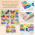 thumbnail image 6 of SaveJoy Montessori Wooden Puzzles for Toddlers 3-5 Years, 3-in-1 Animal Shape Learning Toys with Drawing Board, Preschool Educational Gift for Kids, 6 of 9