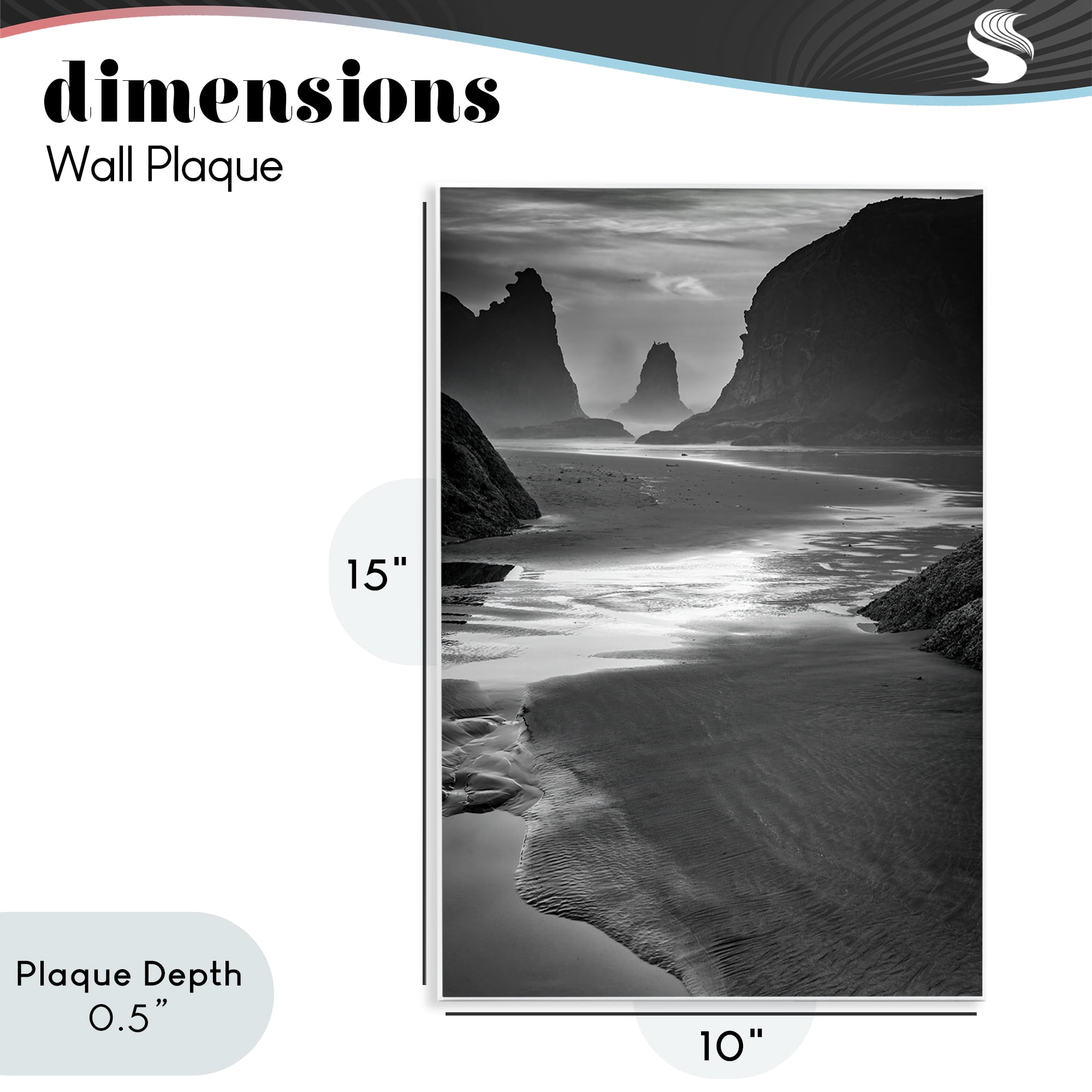 Stupell Industries Last Light On Bandon Beach Wall Plaque Art, design by Rick Berk