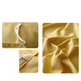 Cream Yellow Duvet Cover Bedding Set Soft Double Brushed Comforter