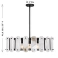 thumbnail image 7 of Antolini 5-Light Pendant in Black Cashmere, 7 of 7