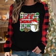 thumbnail image 2 of IROINNID Reduced Christmas Sweatshirts for Women Xmas Printed Casual Pullover Long Sleeves Crewneck Tops,White, 2 of 5