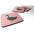 thumbnail image 1 of "Treasures Blue Swedish Duck Pink Check Decorative coasters, 3.5, Multicolor" Caroline's Treasures BB7862FC, 1 of 1