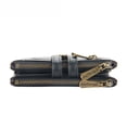thumbnail image 2 of Monedero corto retro con doble cremallera para hombre, monedero con múltiples tarjetas, 2 of 6
