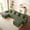 Green, variant on 133" Cloud Couch, Black Boneless Sectional Sofa for Living Room, 6-Seater U-Shaped Sofa, Corduroy Deep Seat with 2 Ottomans and Cup Holders, No Assembly