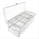 thumbnail image 1 of Condimento Enfriado con Hielo con 4 Recipientes, Servidor de Condimentos con Tapas Separadas, Bandeja para Servir, 1 of 5