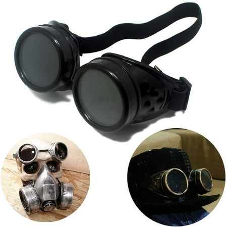 

BSTCAR Heavy Metal Steampunk Gothic Style Goggles Welder Glasses Welding Labor Protective Goggles