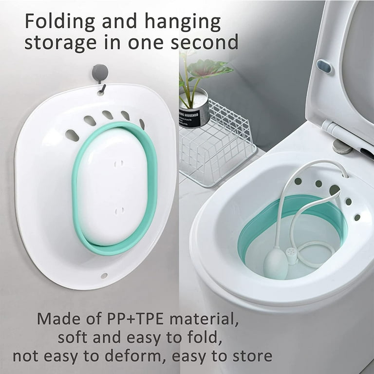 Bathroom Toilet Seat Foldable Soothing Hemorrhoids And - Temu