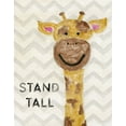 thumbnail image 2 of Carpentieri, Natalie 12x14 Black Ornate Wood Framed with Double Matting Museum Art Print Titled - Safari Stand Tall, 2 of 4