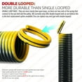 thumbnail image 3 of Pair of 130lb. Heavy Duty Garage Door Extension Springs Stretch Springs,25” Long, Double Loop Ends, High Precision Electrophoresis Black Coated,MIN 16,000 Cycles,for 7ft High Garage Doors Replacement, 3 of 3