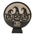 thumbnail image 2 of AKEGAMN Clearance! Halloween Decorations Indoor Glass Globe 6.3" Battery Operated LED Lights With Bat Pattern Black Halloween Decor For Table Home Halloween Decorations Indoor Glass Globe 6.3" Batte, 2 of 5