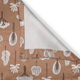 thumbnail image 4 of Ambesonne Botanical Valance Pack of 2, Tree and Plant Elements, 54"X18", Umber and Pale Rust, 4 of 5
