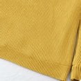 thumbnail image 6 of Atogsazn Kids Girls Fleece Lined Sweatshirt Children Long Sleeve Pullover Sweatshirts Fall Winter Tops Clothing 02-Yellow 3-4 Years Fashion, 6 of 7
