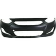 thumbnail image 4 of FitParts Compatible with Front Bumper Cover Fascia 2012-2014 Hyundai Accent GL GLS GS L SE Sedan Hatchback. New Primed Without Sensor Holes, With Fog Light Holes. HY1000188 865111R000, 4 of 4