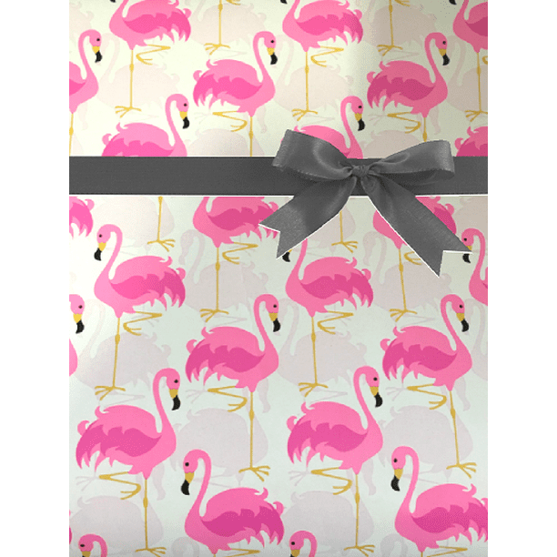 Flamingo Gift Wrap Wrapping Paper 16ft