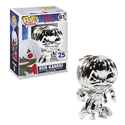 Funko Pop Tokyo Ghoul Ken Kaneki Silver Chrome Funimation