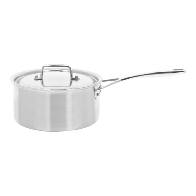 DEMEYERE Essential 5 Casserole Ronde en Acier Inoxydable 18/10 de 1,4 L, Argent