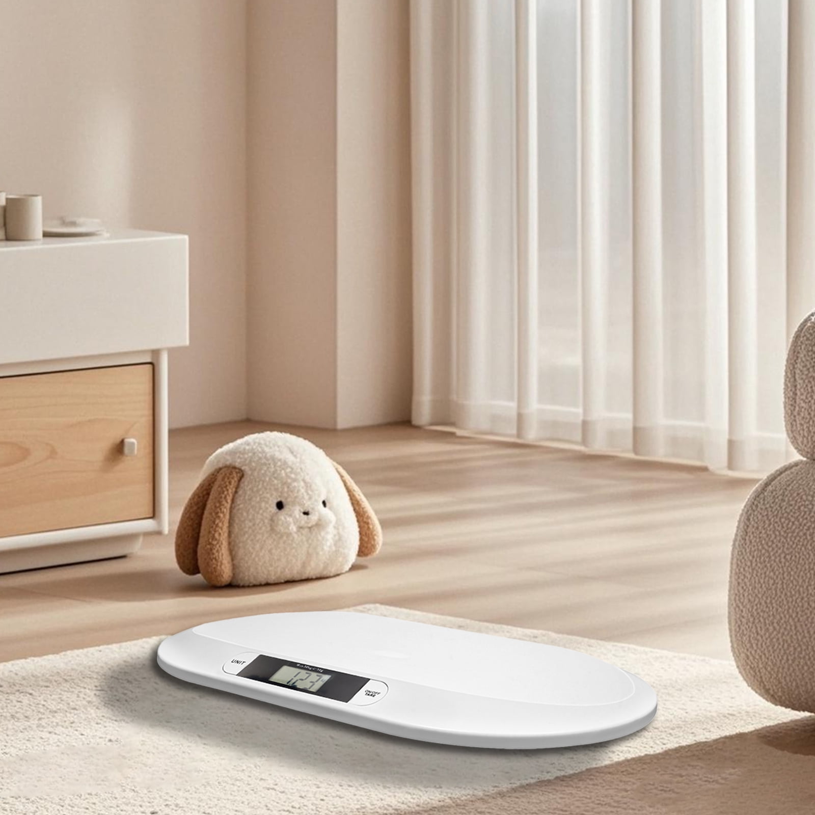 Smart Digital Weigh Comfort Scale with 3 Weighing Mode 44 Pound lbs Capacity