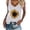 White, variant on Women's Tanks Print Round Sunflower Women Sleeveless Tank Top T Shirt Neck Plus Size Summer Women's Tanks Army Green L