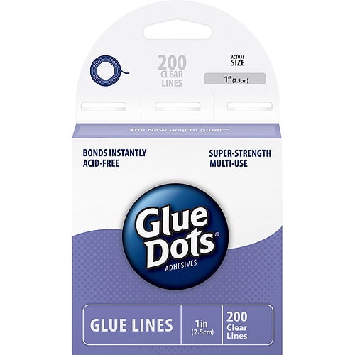 Glue Dots 1'', Glue Line, Box of 100