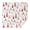 Multicolor Christmas Tree, variant on Pink Christmas Gingerbread and Tree Pattern Square Tablecloth,Waterproof Square Table Cover,Wipeable Spillproof Washable Table Cover for Home Kitchen Party Decor 42"X42"(107x107cm)