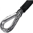 thumbnail image 4 of 1/4" x 50' UHMWPE Synthetic Winch Rope Extension Loop Ends for ATV UTV Offroad 1pc, Black, 4 of 6