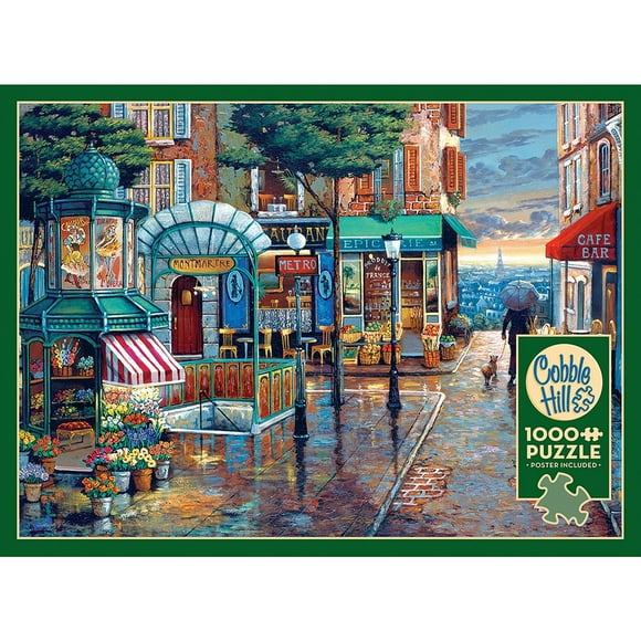 Cobble Hill - Rainy Day Stroll (1000-Piece Puzzle)