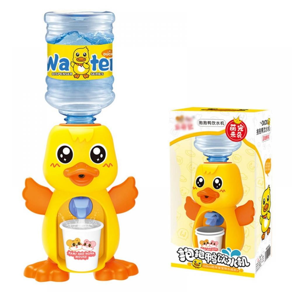 350 ML Mini Water Dispenser for Kids Lovely Duck Water Machine Funny Water  Toy for Kids(Yellow) 