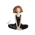 thumbnail image 2 of JJKBVCLO Statue de Yoga Fille Jardin Extérieur Résine Maison Bureau, 2 of 6