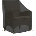 thumbnail image 4 of Covers & all Outdoor Chair Cover, 18 Oz Heavy Duty Waterproof UV & Weather Resistant Patio Cover for Outdoor Outside Seating Lawn Garden, Air Vents & Drawstrings (32" W x 37" D x 36" H, Black), 4 of 7