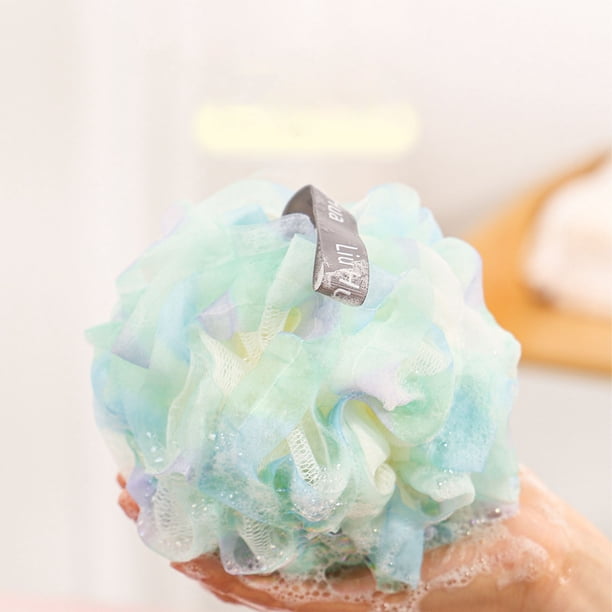 Flor de baño: Soñadora y colorida, suave y sin esparcir, frotando, alta belleza y amigable; Bomba de baño: Colorida y soñadora con abundante espuma - Turquesa