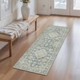 thumbnail image 4 of Washable Kitchen Runner Rug 2x5 ft, Non Slip Soft Low Profile Kitchen Rug with PVC Backing, Vintage Distressed Medallion Oriental Rug for Kitchen Sink, Hallway & Laundry Room, 4 of 6