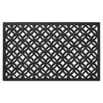 18 x 30 in. Wrought Iron Rubber Mat - Diamond