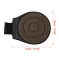 thumbnail image 2 of Unique Bargains Universal Ultra-Thin Auto Swivel Seat Cushion Multi-Function Swivel Seat Cushion for Car Coffee Color, 2 of 6