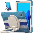 thumbnail image 3 of Funda colorida para Samsung Tab A7 de 10,4 pulgadas T500 con soporte de anillo ajustable grande y protección contra golpes., 3 of 5