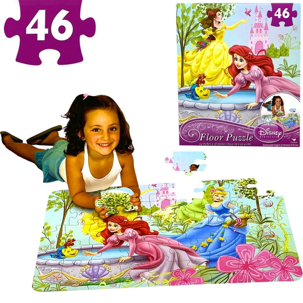 fusie brandwonden Onderverdelen Disney Princess Giant Floor Puzzle In Box, 46 Pieces for Kids Girls -  Walmart.com