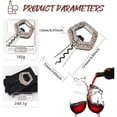 thumbnail image 4 of MOPOOR Wine Opener Corkscrew Wine Bottle Opener Two-Prong Cork Puller,Wine Corkscrew Two Prong Wine Opener & Cork Remover Triple Function Tool for Wines & Elegant Alloy with Premium Display Box, 4 of 9